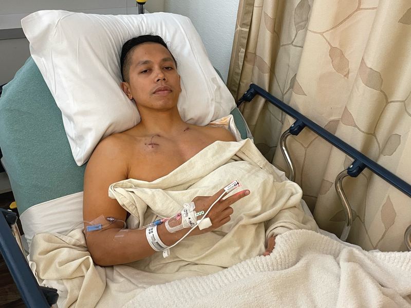 COZY founder Russell during his cancer journey